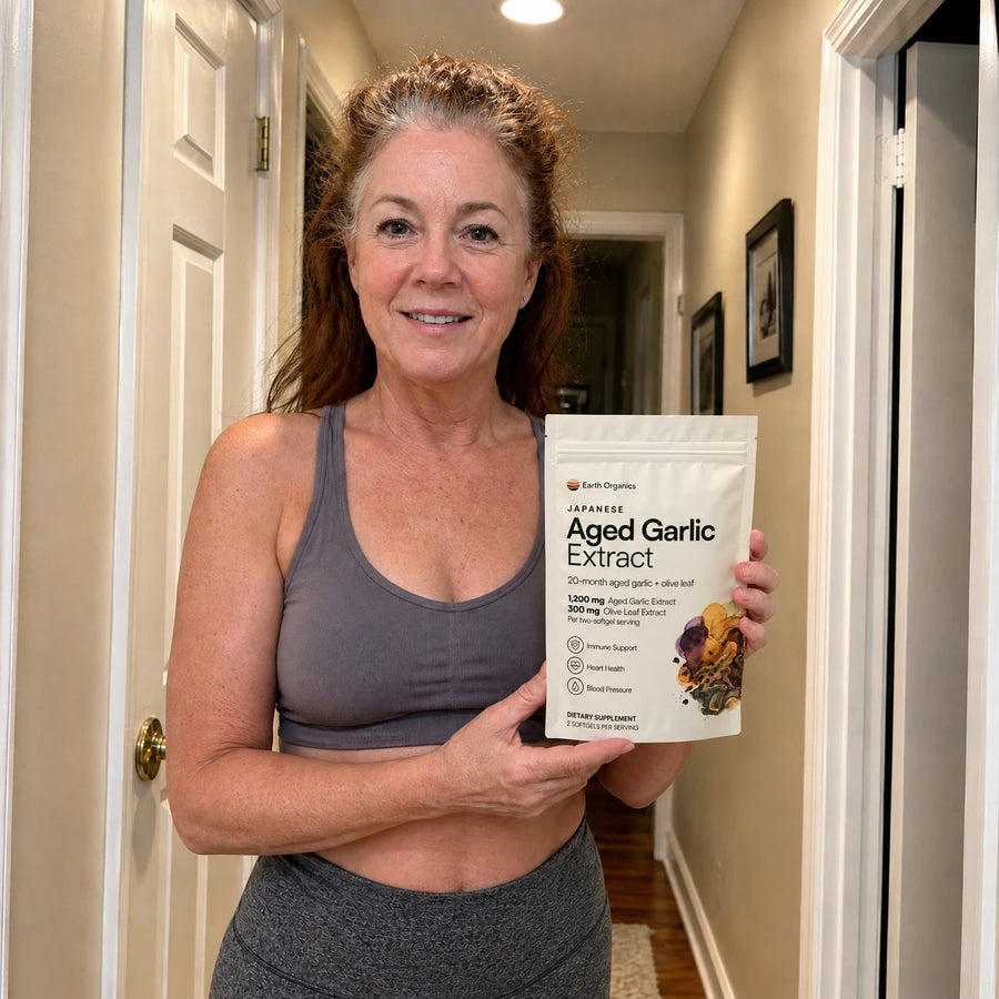 Chloe W., 46 years · Aged Garlic customer