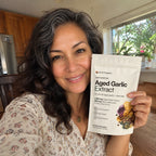 Samantha D., 44 years · Aged Garlic customer