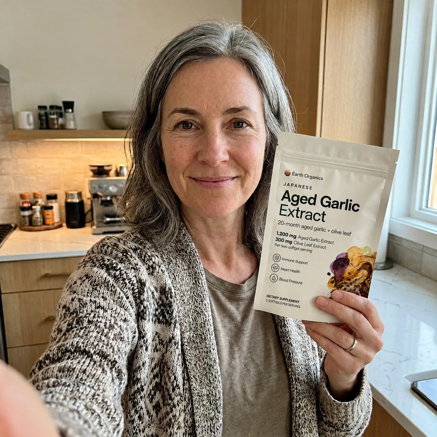 Michelle R., 48 years · Aged Garlic customer